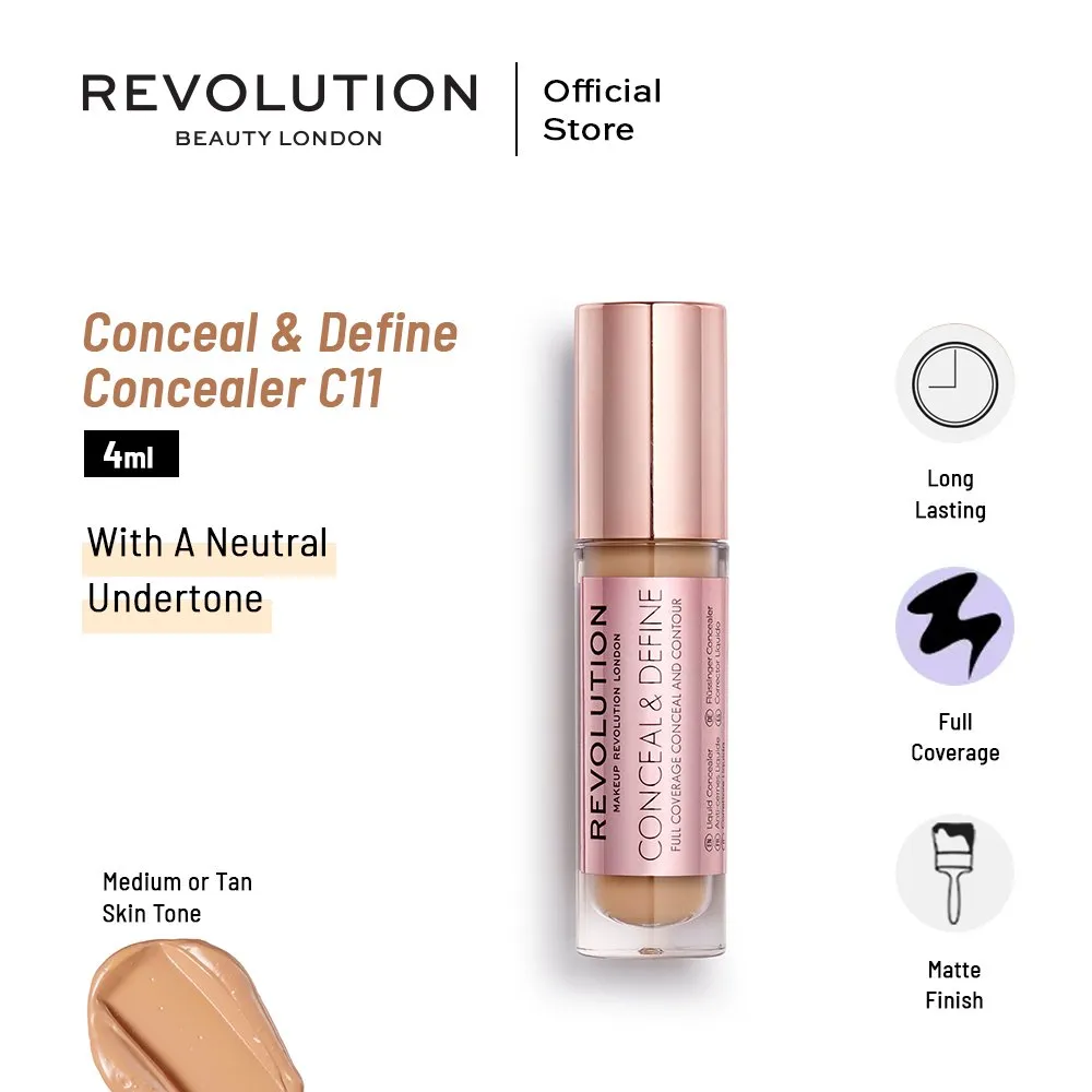Makeup Revolution London - Conceal and Define Concealer C11
