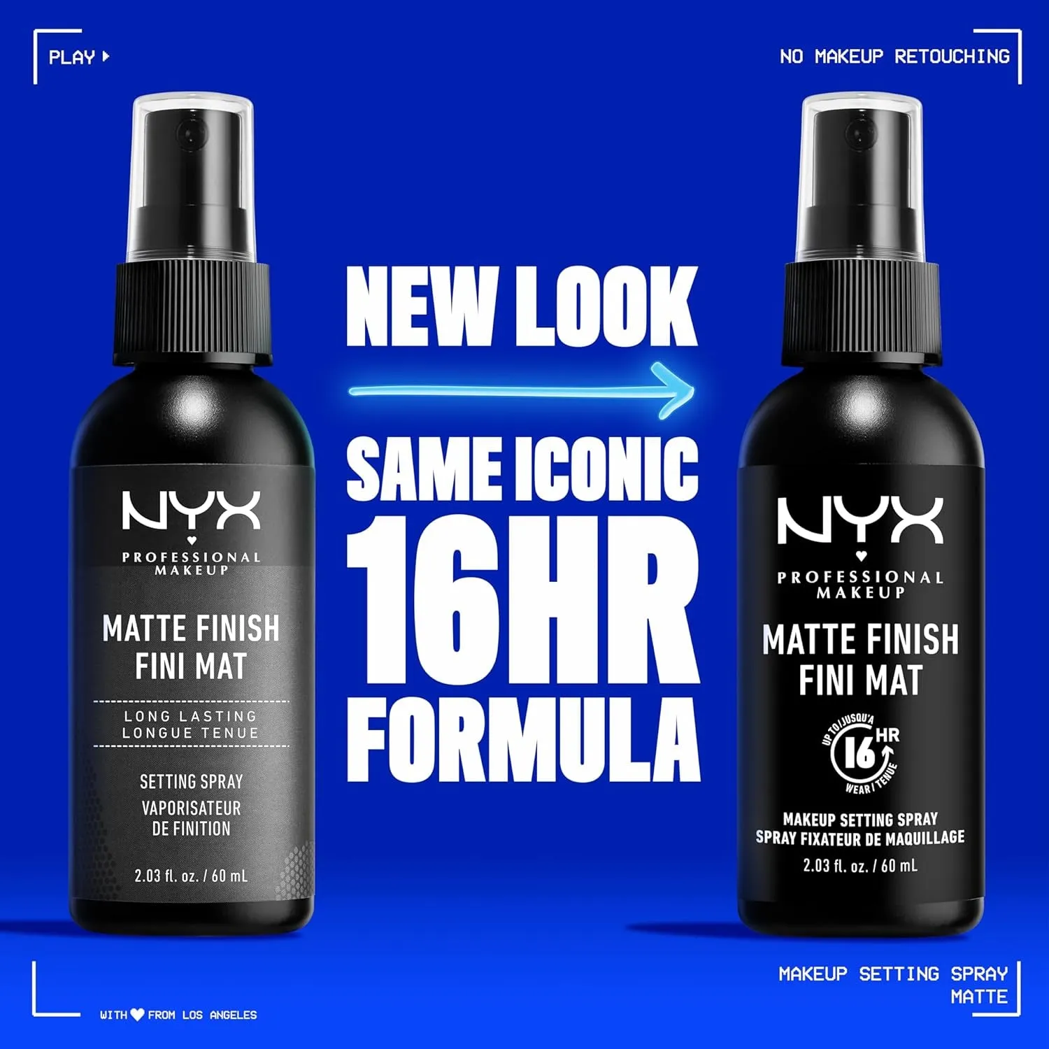 Makeup Setting Spray - Matte Finish, Long-Lasting Vegan Formula (Packaging May Vary)