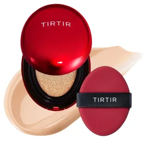 Mask Fit Red Cushion Foundation | Full Coverage, Weighless, Skin Fit, Satin Glow Finish, Korean Cushion Foundation (#21N Ivory, 0.63 Fl Oz (Pack of 1))