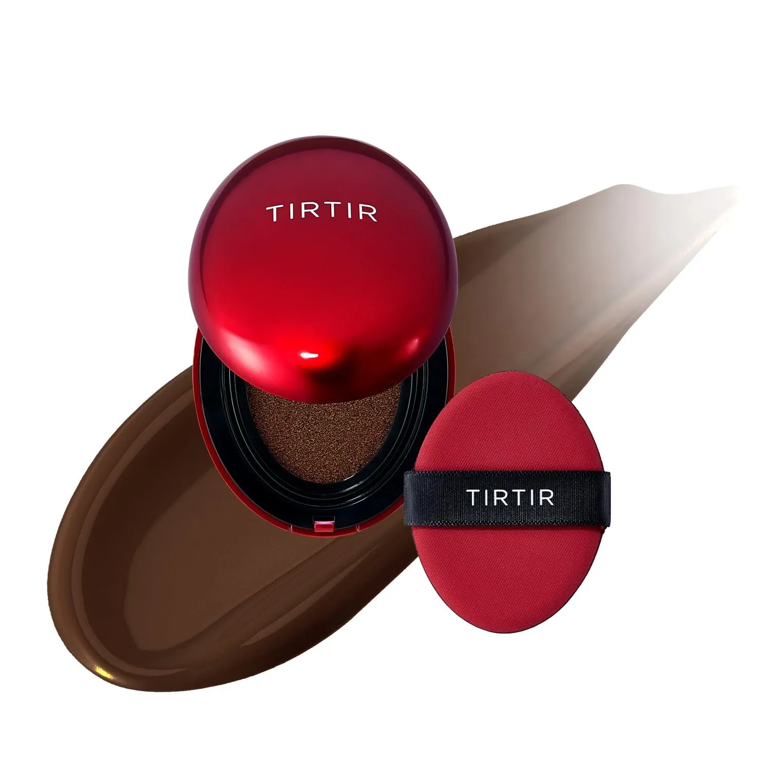 Mask Fit Red Cushion Foundation | Full Coverage, Weighless, Skin Fit, Satin Glow Finish, Korean Cushion Foundation (#21N Ivory, 0.63 Fl Oz (Pack of 1))