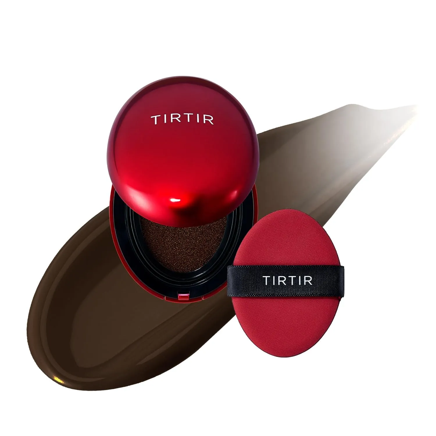 Mask Fit Red Cushion Foundation | Full Coverage, Weighless, Skin Fit, Satin Glow Finish, Korean Cushion Foundation (#21N Ivory, 0.63 Fl Oz (Pack of 1))