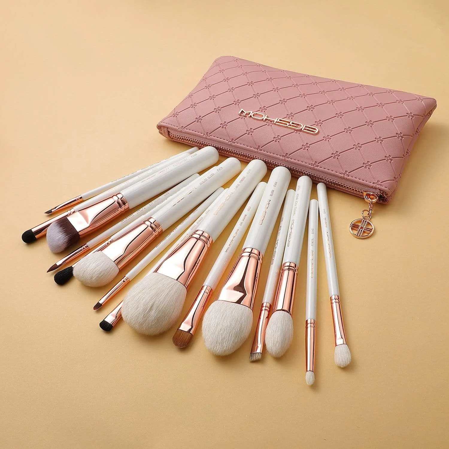 MASTER SERIES - 15 PCS CLASSIC BRUSH KIT - ROSE GOLD