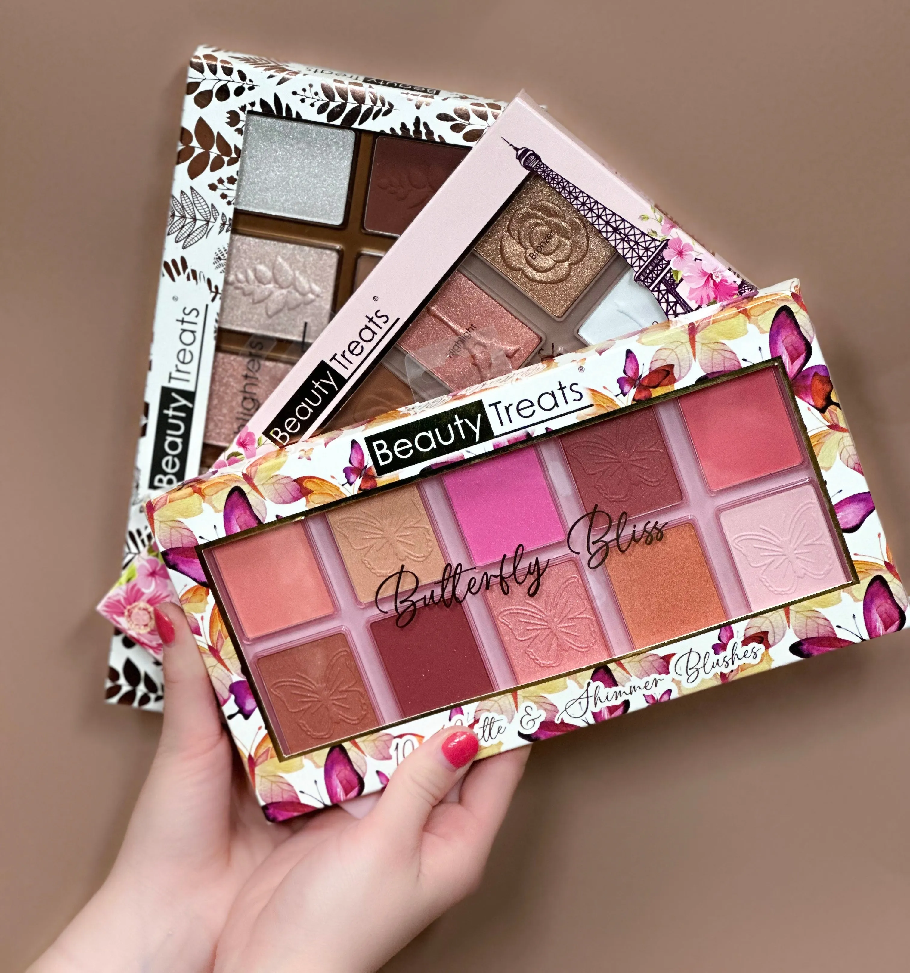 Matte & Shimmer Butterfly Blush Palette