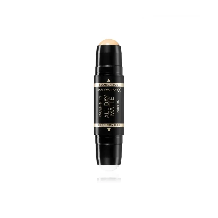 Max Factor - Face Finity All Day Matte Panstik - 2in1 Stick - Mattifying Primer   Longwear Foundation