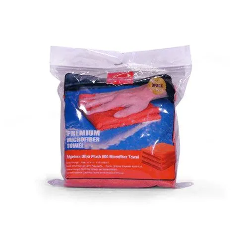 Maxshine Edgeless Ultra Plush 500gsm, 40x40cm, Pack of 3