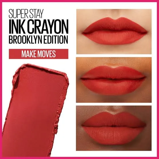 Maybelline SuperStay Ink Crayon Lipstick 135 Make Moves