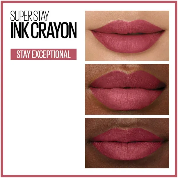 Maybelline SuperStay Ink Crayon Lipstick 25 Stay Exceptional