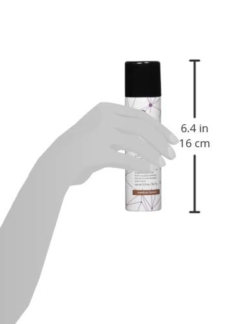 Medium Brown Root Concealer - Touch up Spray for Medium Brown Hair Color - Temporary Instantly Covers Grey Hair, Pack of 1