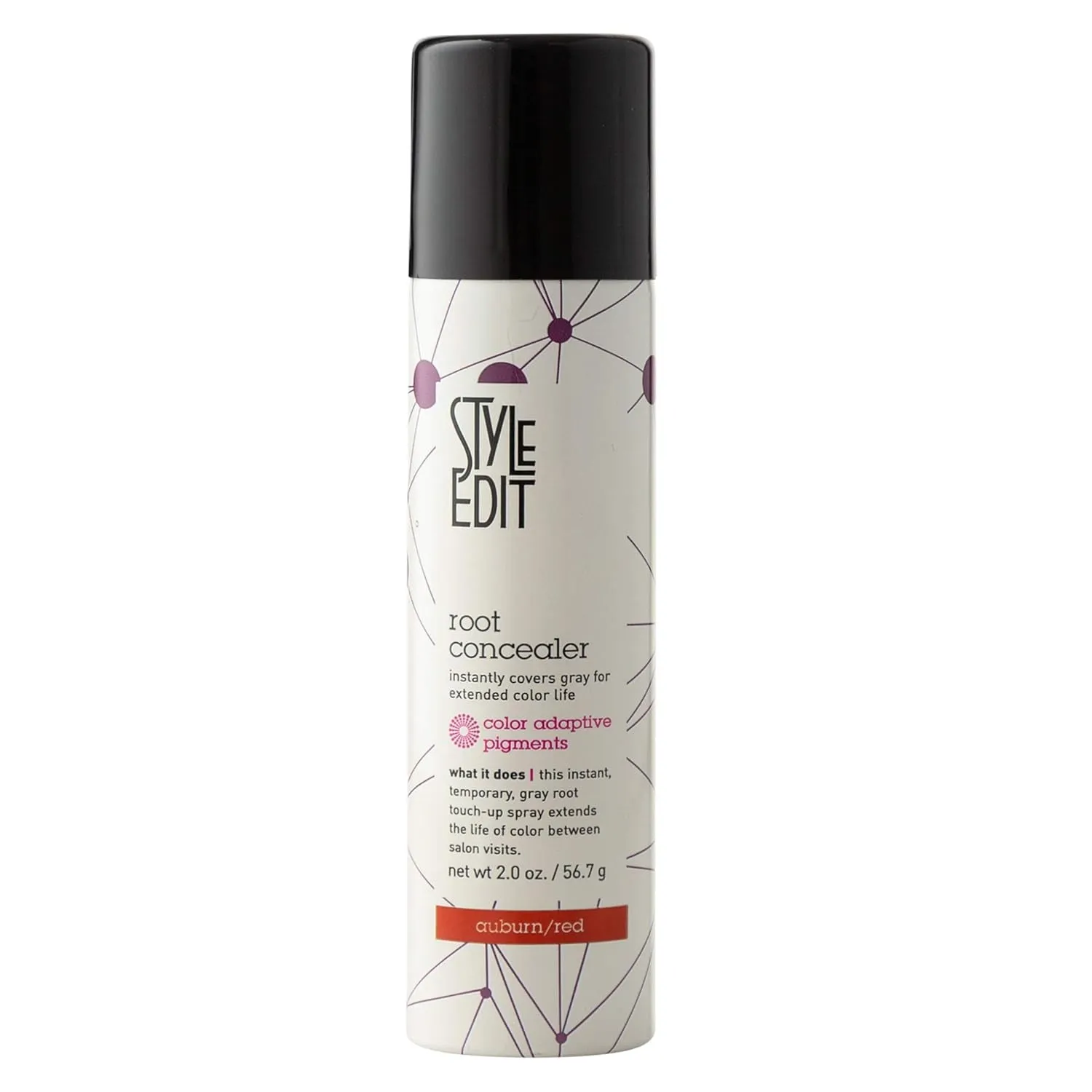 Medium Brown Root Concealer - Touch up Spray for Medium Brown Hair Color - Temporary Instantly Covers Grey Hair, Pack of 1
