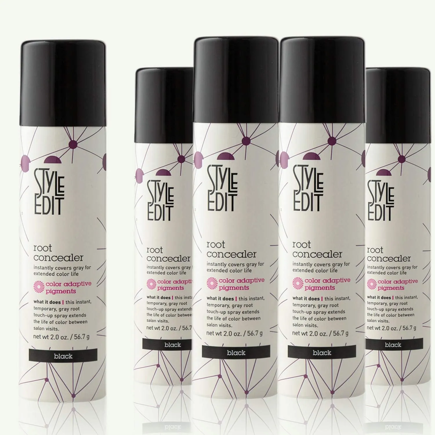 Medium Brown Root Concealer - Touch up Spray for Medium Brown Hair Color - Temporary Instantly Covers Grey Hair, Pack of 1