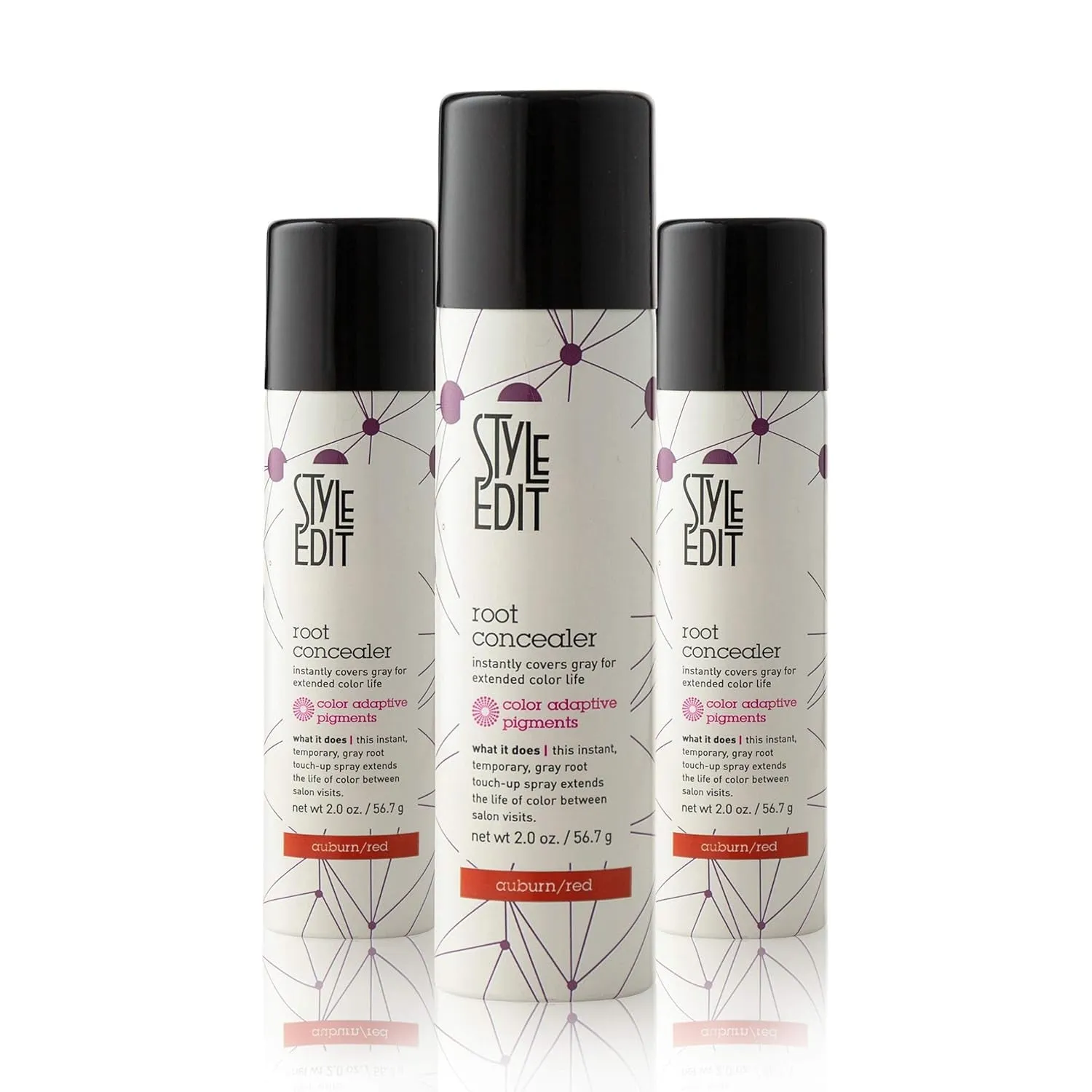 Medium Brown Root Concealer - Touch up Spray for Medium Brown Hair Color - Temporary Instantly Covers Grey Hair, Pack of 1