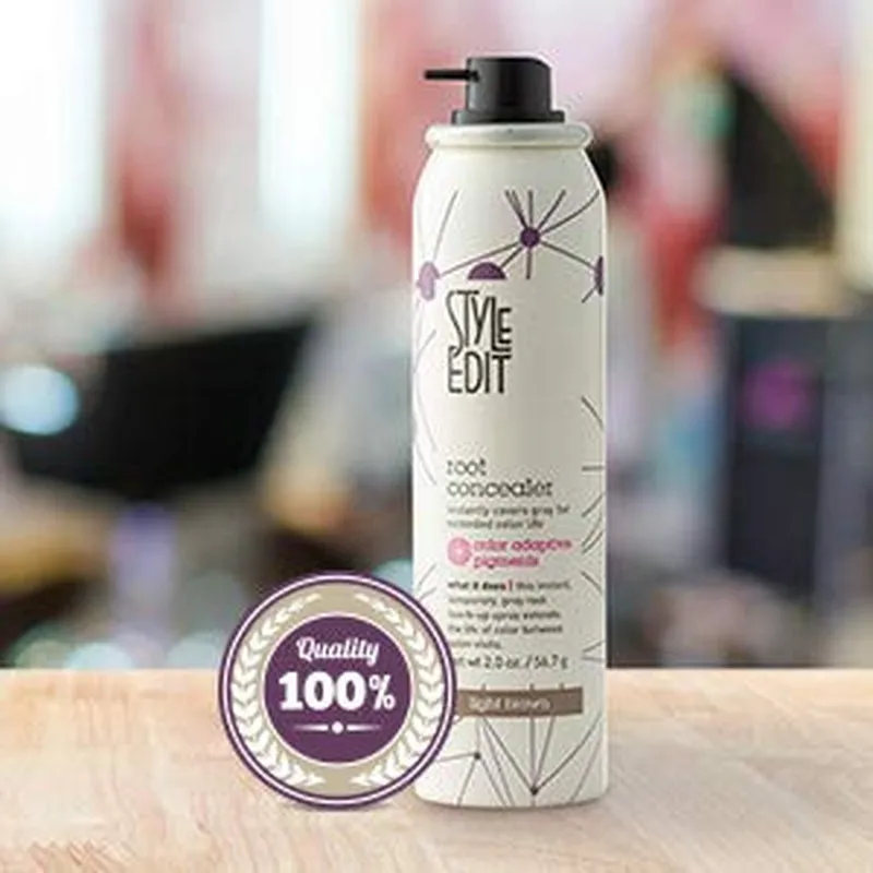 Medium Brown Root Concealer - Touch up Spray for Medium Brown Hair Color - Temporary Instantly Covers Grey Hair, Pack of 1