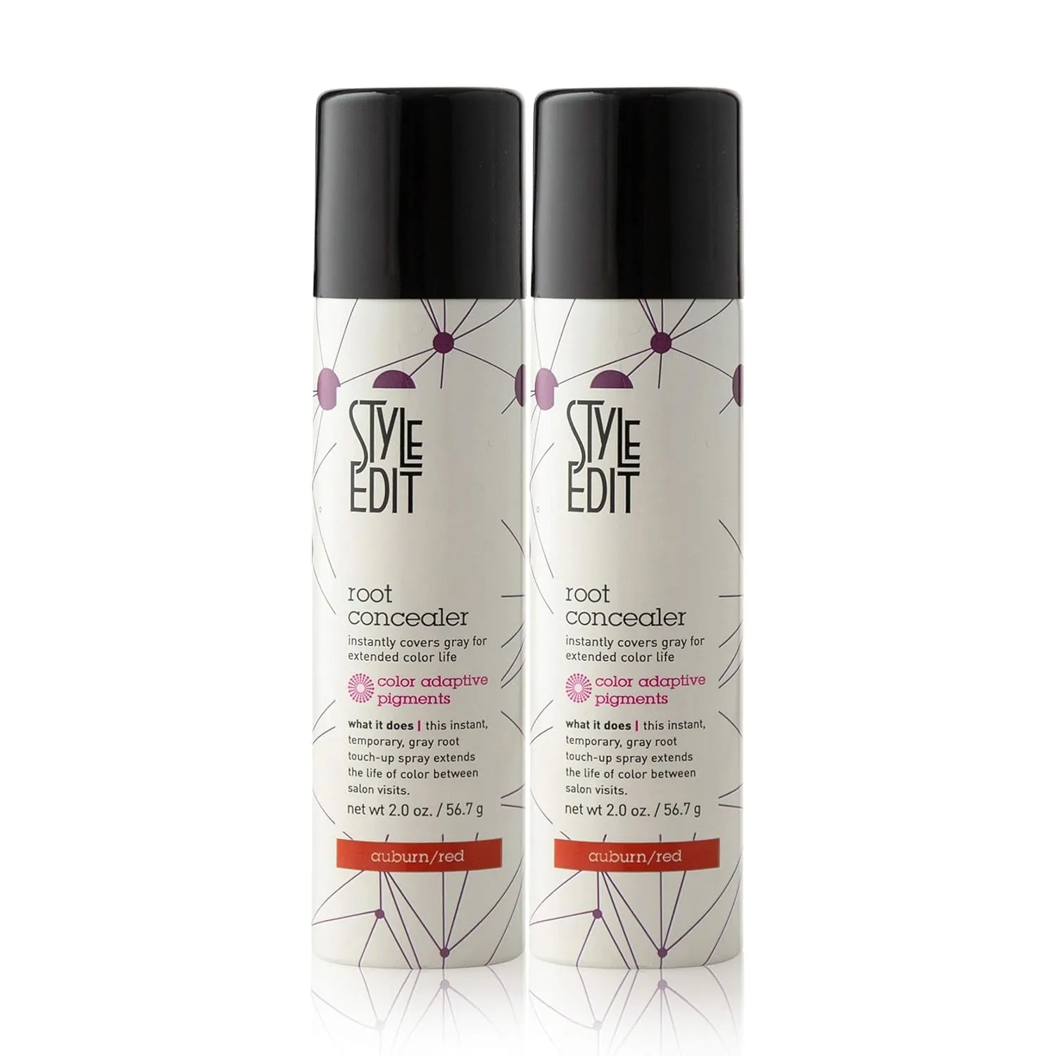 Medium Brown Root Concealer - Touch up Spray for Medium Brown Hair Color - Temporary Instantly Covers Grey Hair, Pack of 1