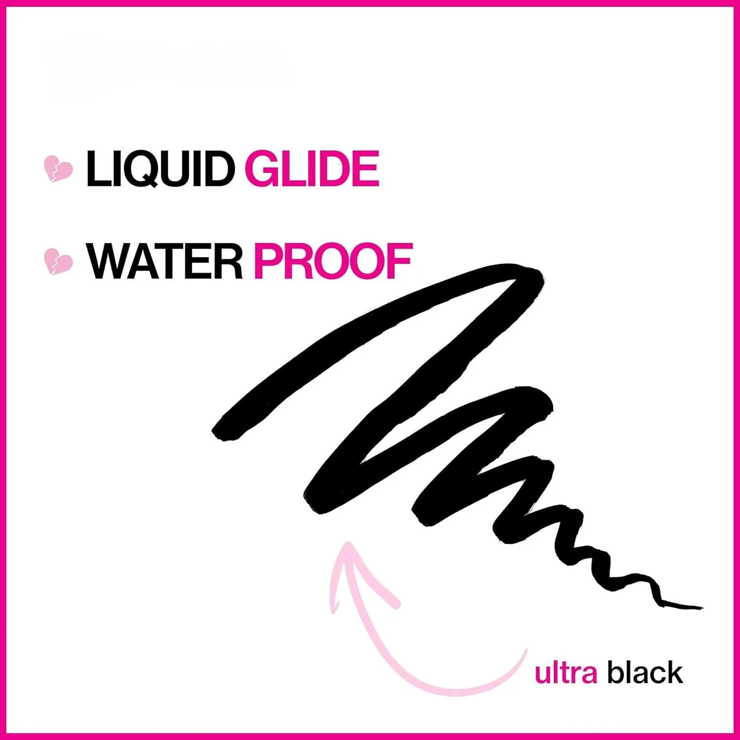 Mega Last Breakup Proof Liquid Eyeliner - Ultra-Fine Brush, Waterproof, 16-Hour Long-Lasting Wear- Cruelty-Free & Vegan - Black