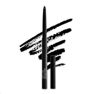 Mega Last Breakup Proof Retractable Eyeliner - Ultra-Fine Brush, Waterproof,16-Hour Long-Lasting Wear - Cruelty-Free & Vegan - Black