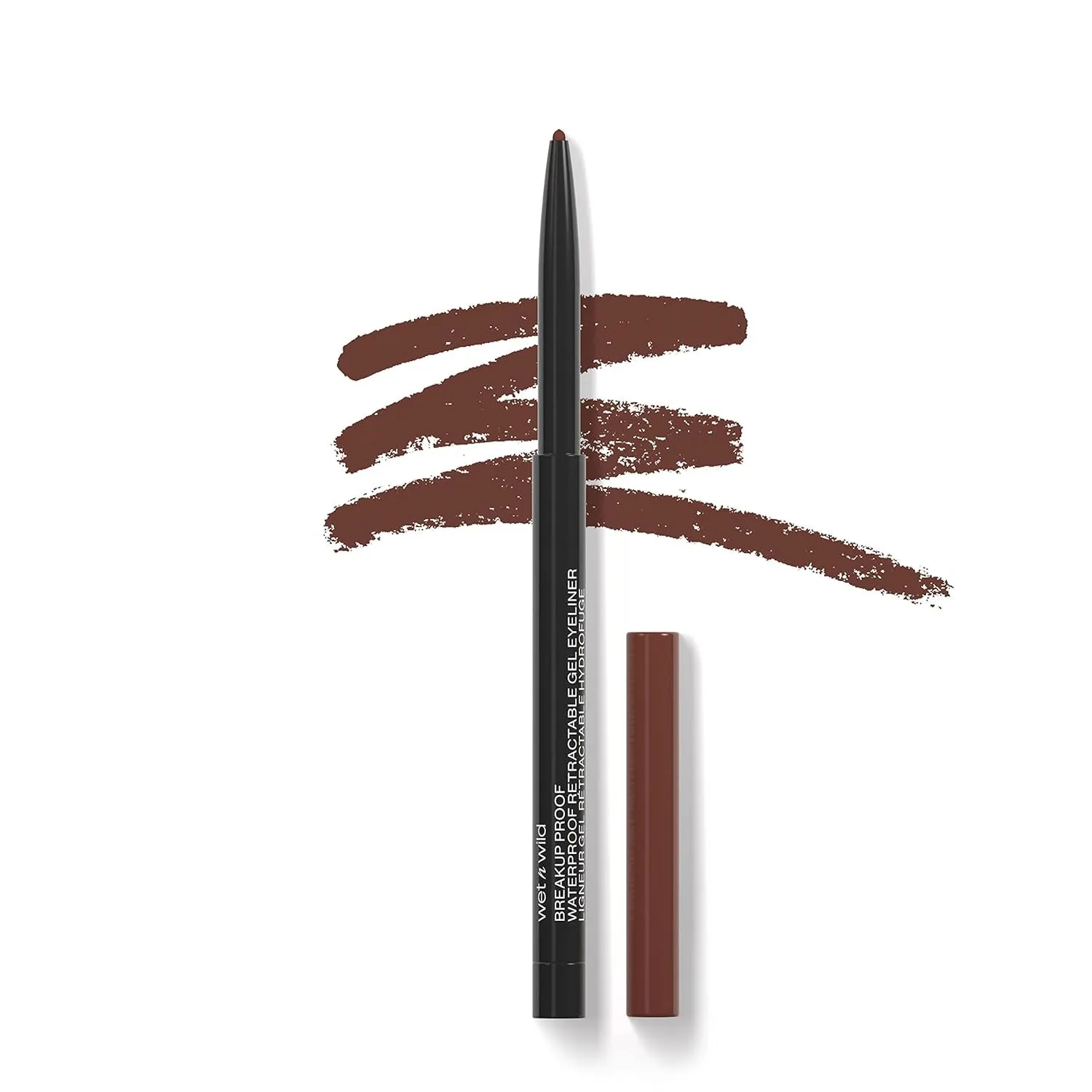 Mega Last Breakup Proof Retractable Eyeliner - Waterproof 16-Hour Long-Lasting Wear, Cruelty-Free & Vegan - Blackest Black