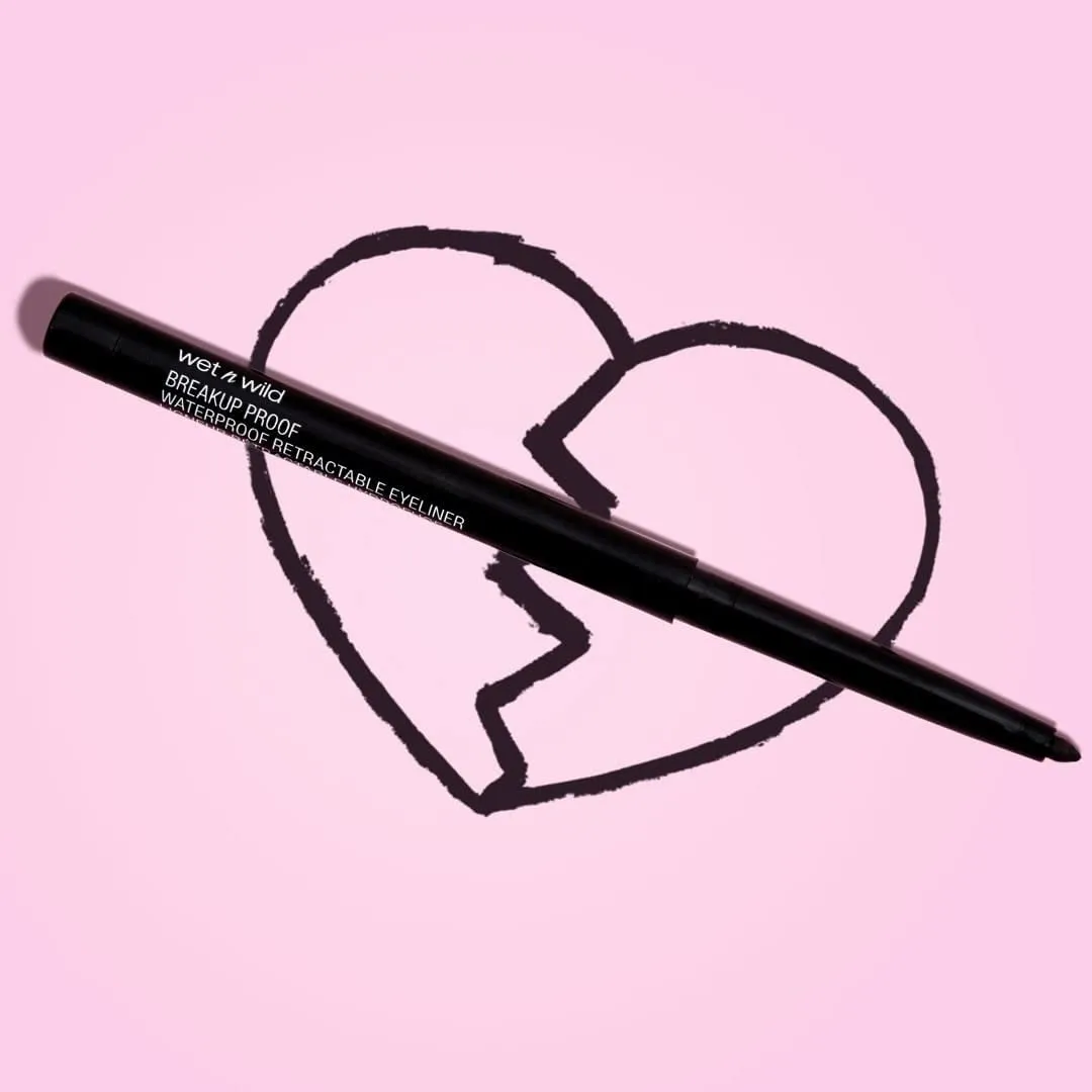 Mega Last Breakup Proof Retractable Eyeliner - Waterproof 16-Hour Long-Lasting Wear, Cruelty-Free & Vegan - Dark Brown