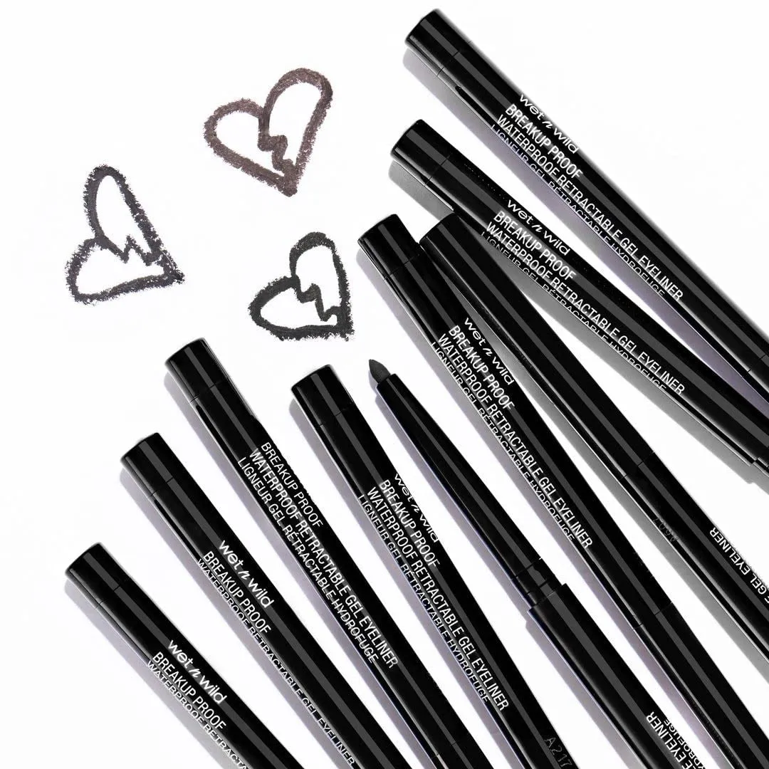 Mega Last Breakup Proof Retractable Eyeliner - Waterproof 16-Hour Long-Lasting Wear, Cruelty-Free & Vegan - Dark Brown