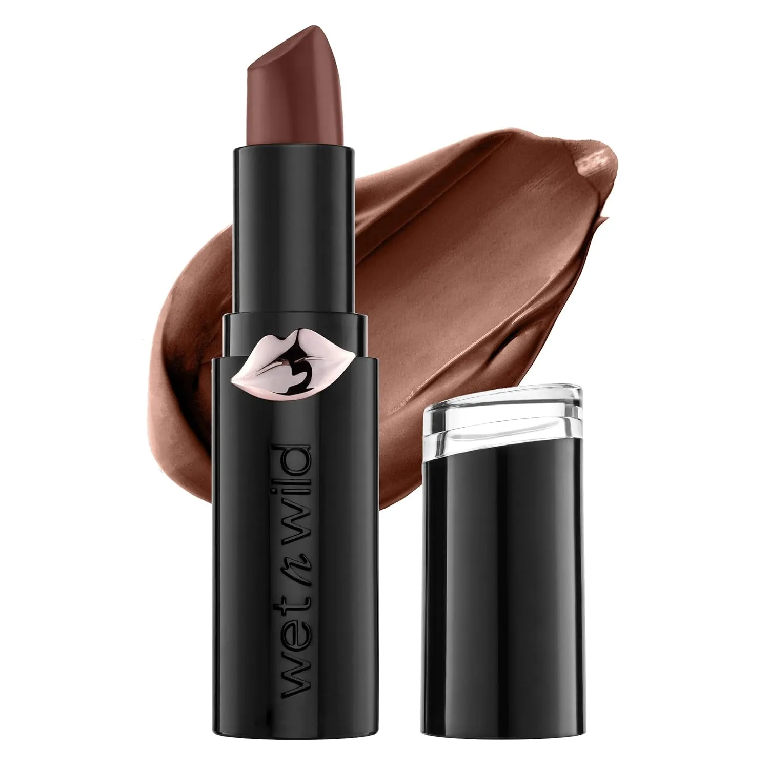 Mega Last Matte Lip Color, Semi Matte Hyaluronic Acid Infused, Long Lasting Full Coverage for a Nourishing Pout, Cruelty-Free & Vegan - Never Nude
