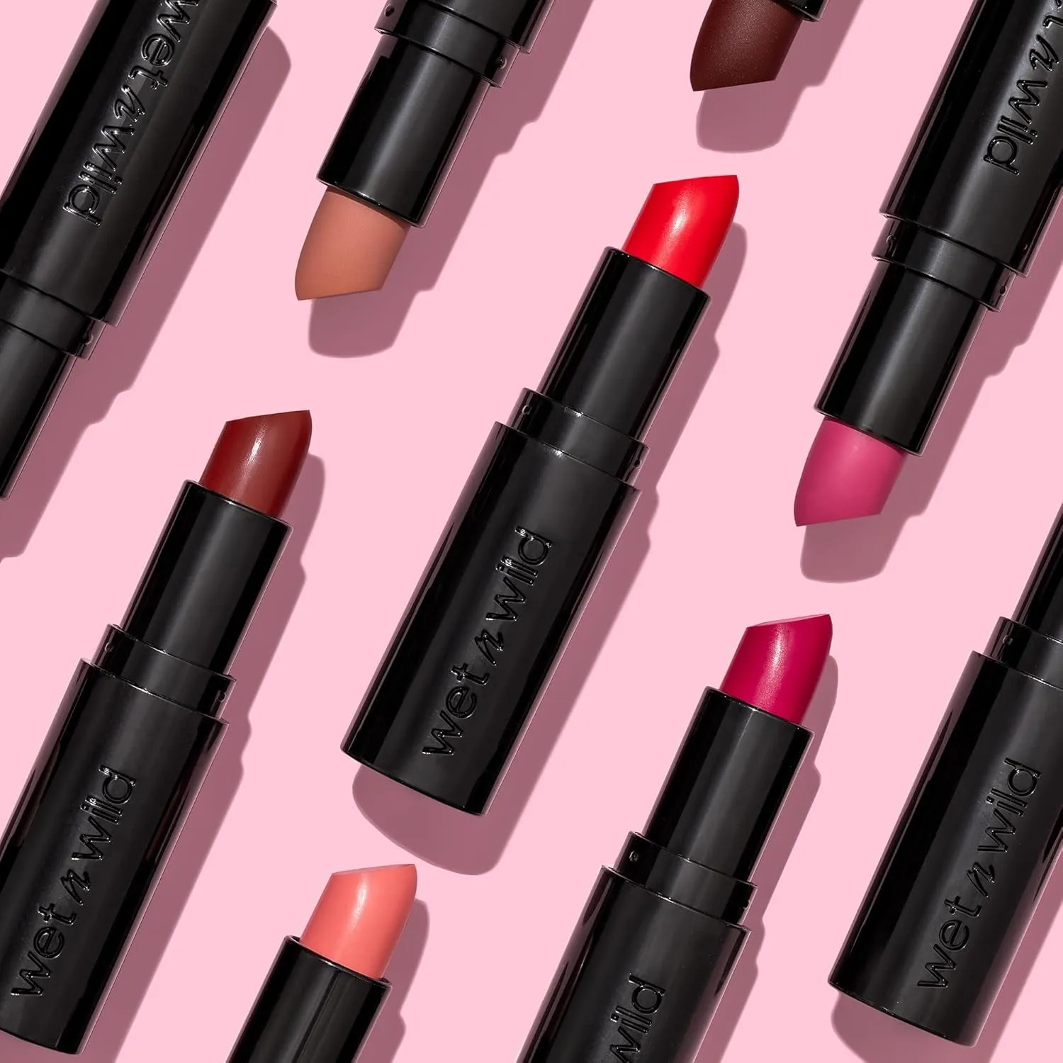 Mega Last Matte Lip Color, Semi Matte Hyaluronic Acid Infused, Long Lasting Full Coverage for a Nourishing Pout, Cruelty-Free & Vegan - Never Nude
