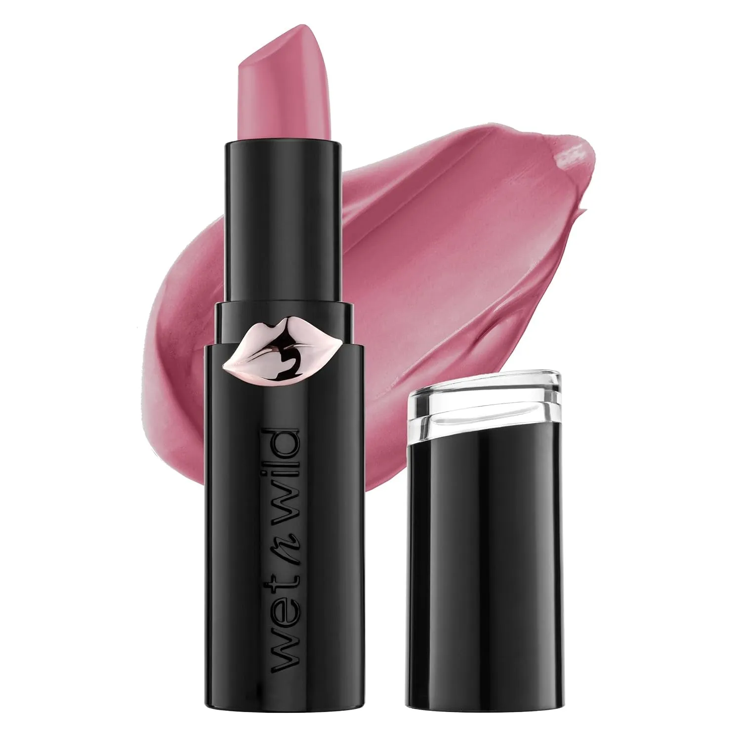 Mega Last Matte Lip Color, Semi Matte Hyaluronic Acid Infused, Long Lasting Full Coverage for a Nourishing Pout, Cruelty-Free & Vegan - Never Nude