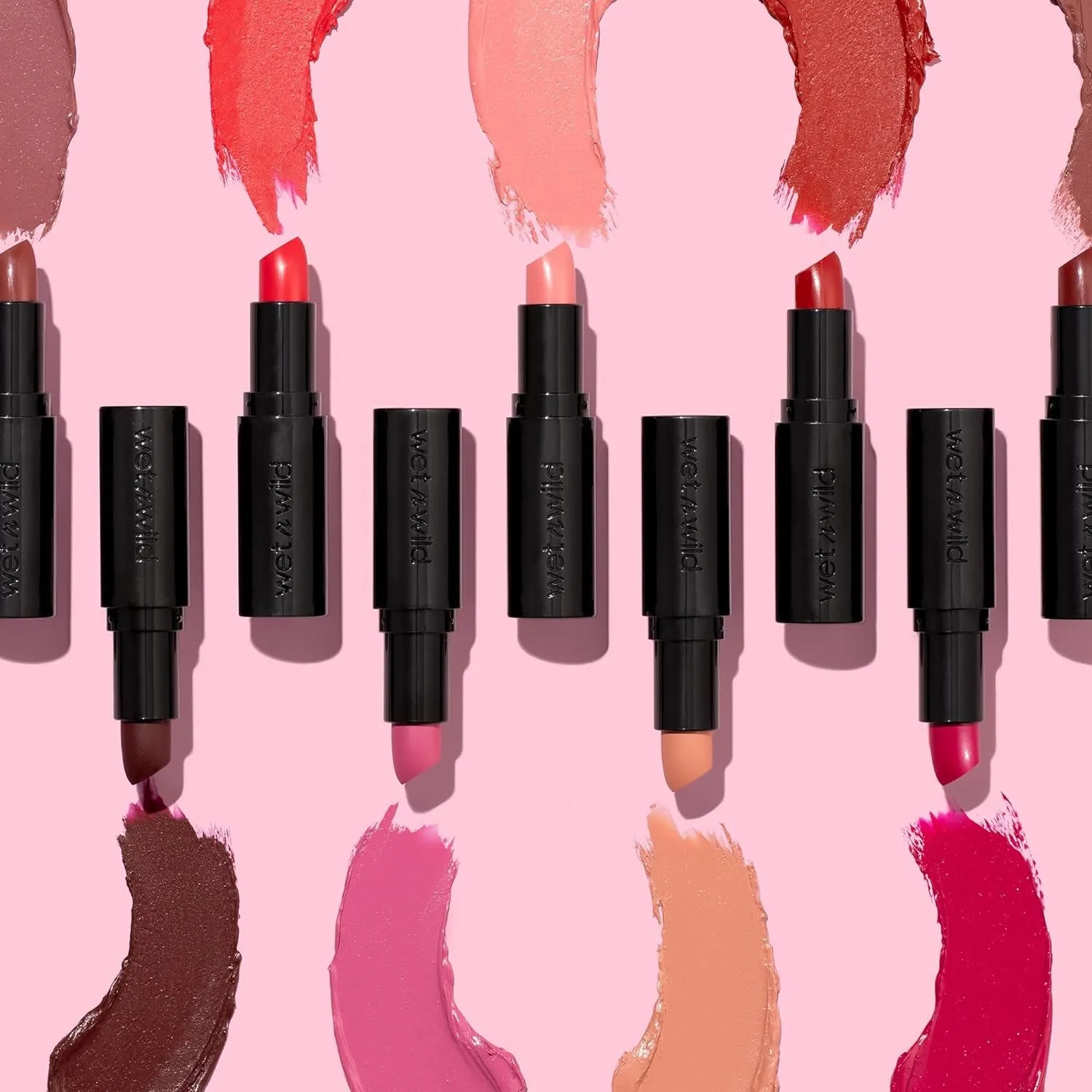 Mega Last Matte Lip Color, Semi Matte Hyaluronic Acid Infused, Long Lasting Full Coverage for a Nourishing Pout, Cruelty-Free & Vegan - Never Nude