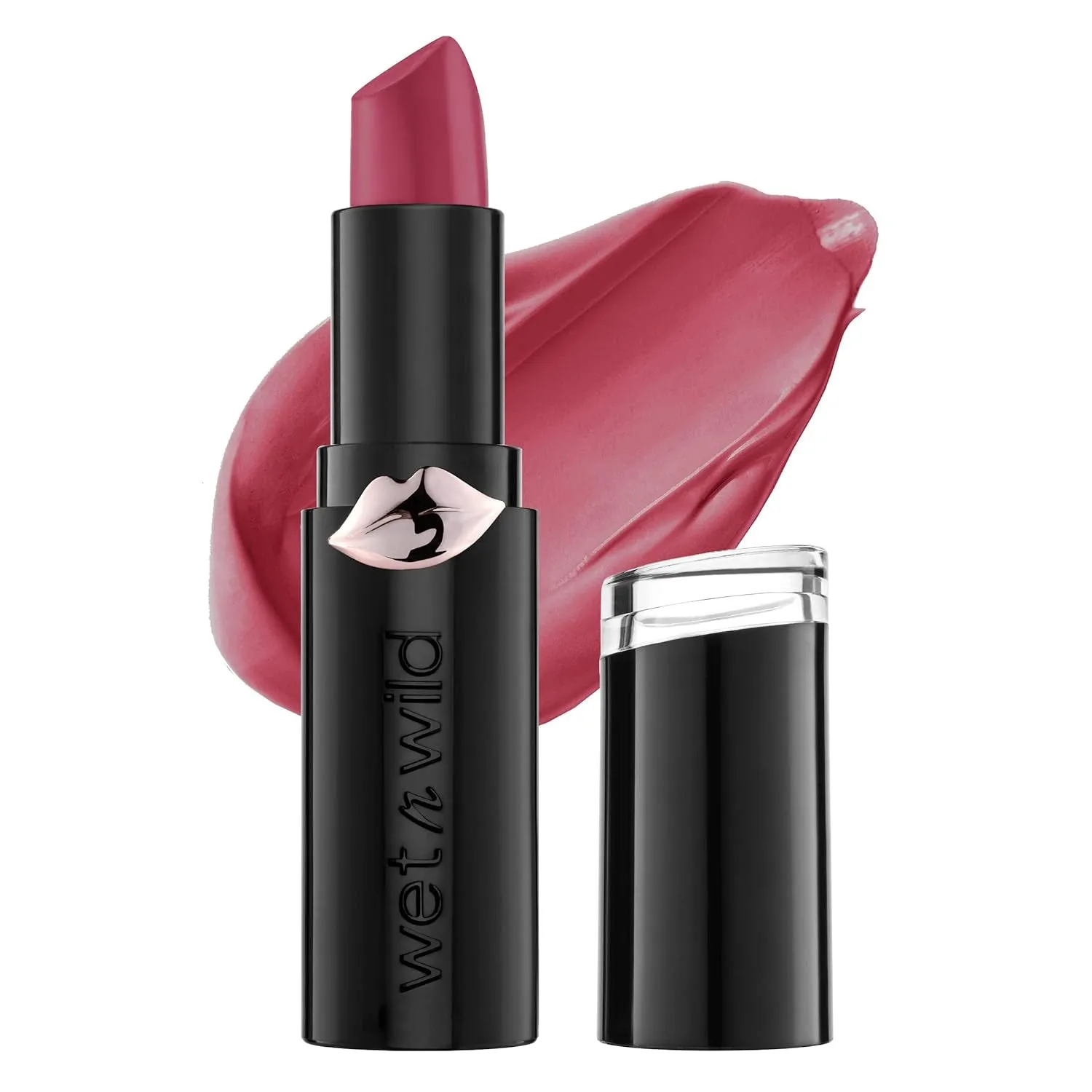 Mega Last Matte Lip Color, Semi Matte Hyaluronic Acid Infused, Long Lasting Full Coverage for a Nourishing Pout, Cruelty-Free & Vegan - Never Nude