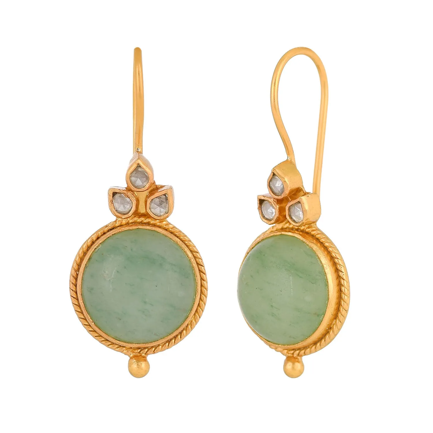 Megha Earrings Sage Green