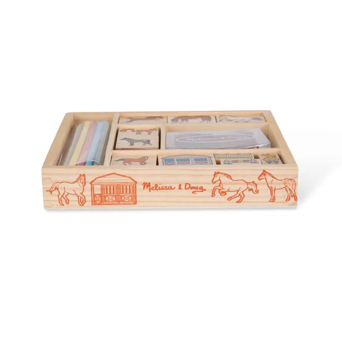 Melissa & Doug Stamp Set: Horses