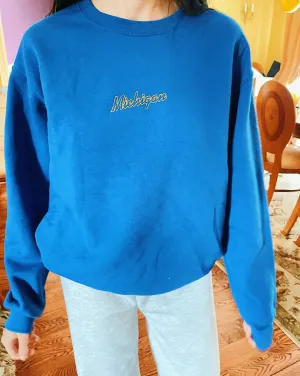 Michigan Embroidered Sweatshirt