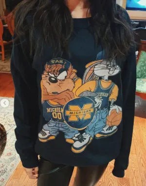 Michigan Looney Tunes Crewneck