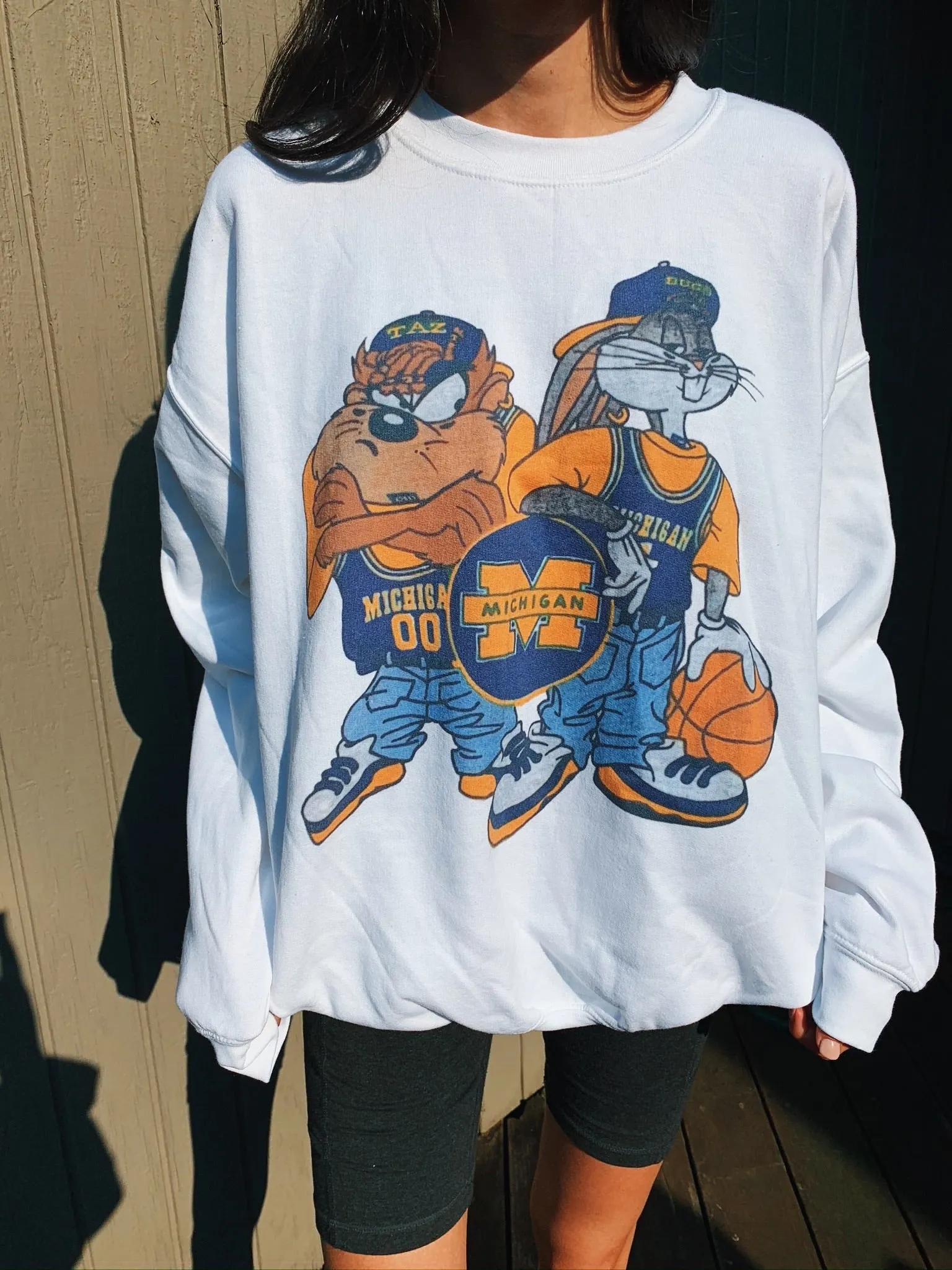 Michigan Looney Tunes Crewneck