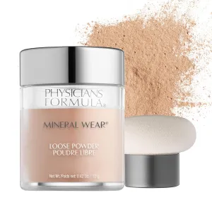 Mineral Wear Talc-Free Loose Powder Creamy Natural, Dermatologist Tested, Clinically Tested