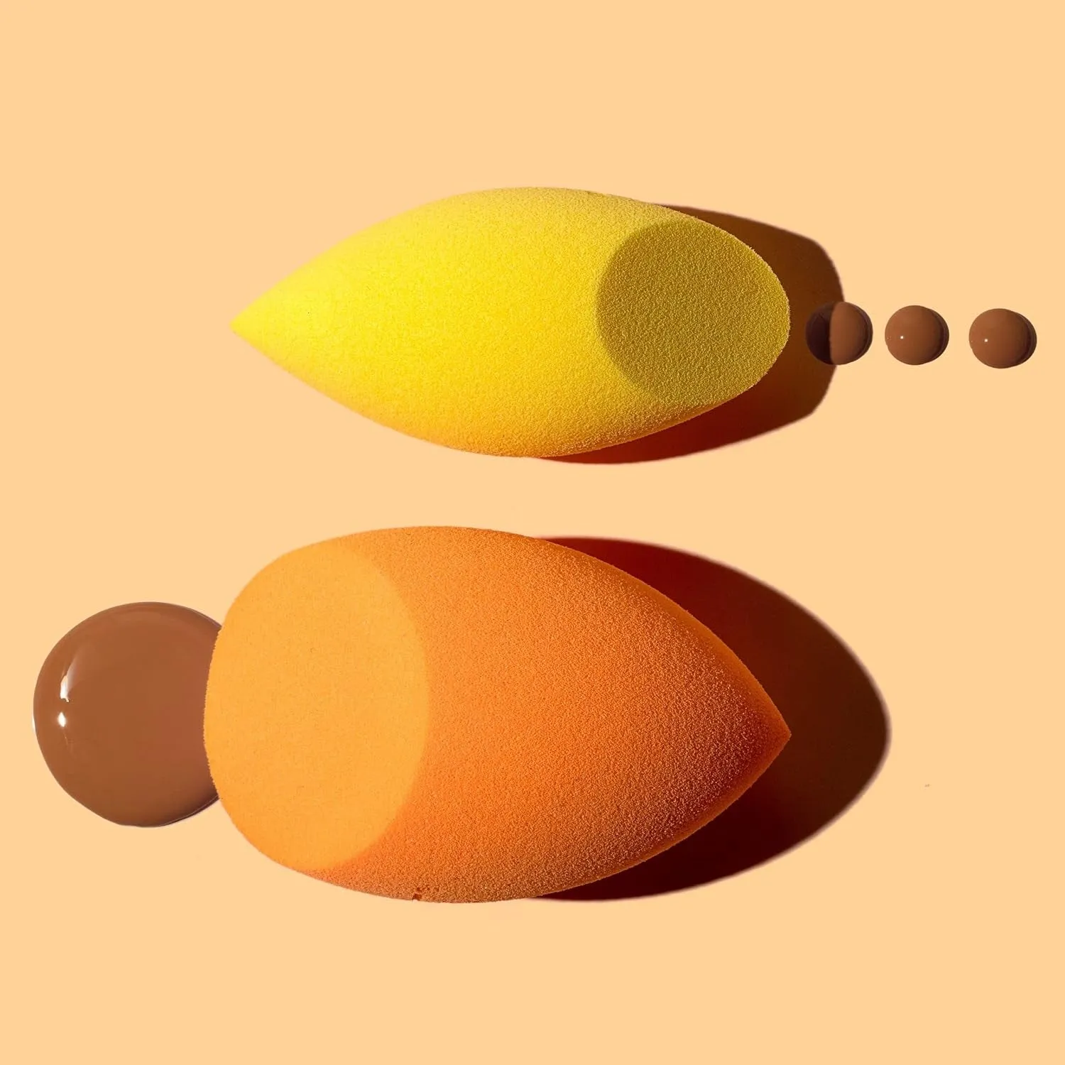 Miracle Complexion Sponge   Concealer Sponge Duo, Makeup Blending Sponges for Foundation & Concealer, Offers Light to Medium Coverage, Natural, Dewy Makeup, Latex-Free Foam 2 Count