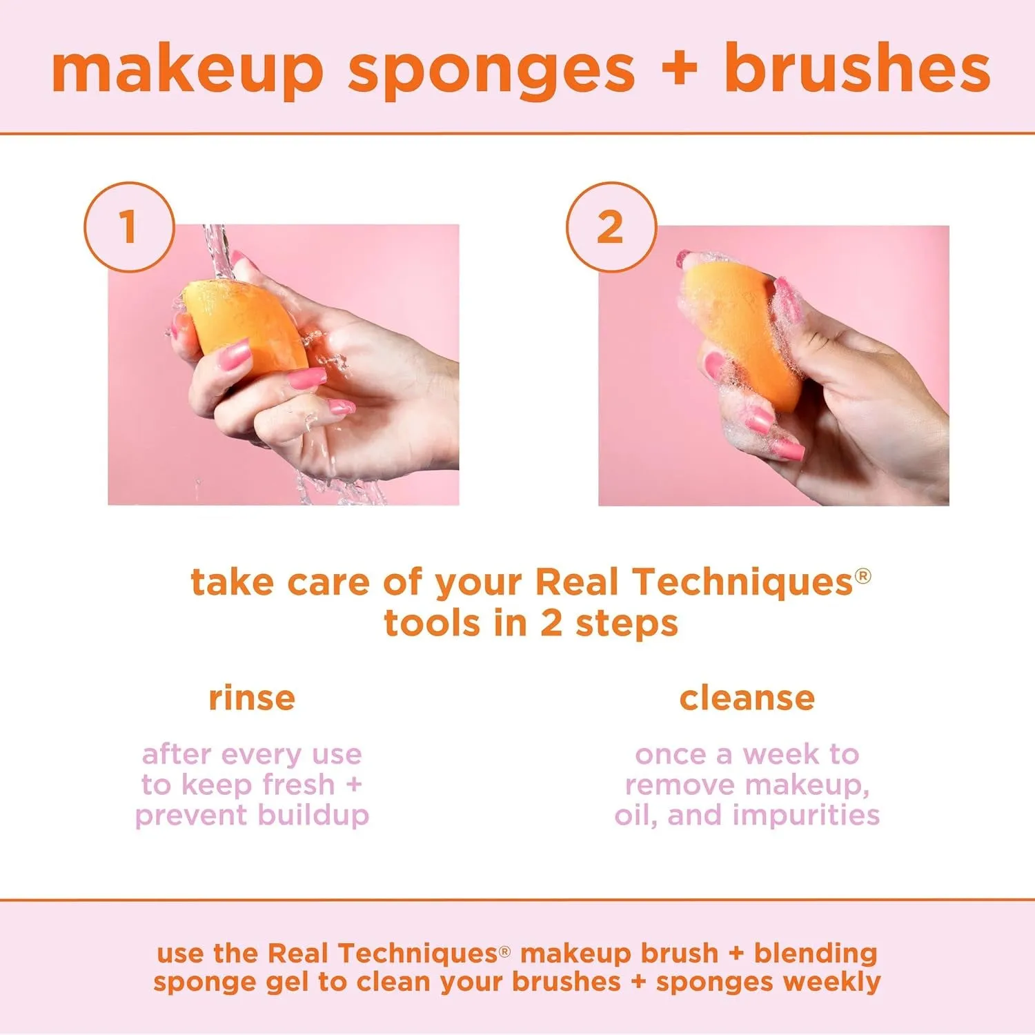 Miracle Complexion Sponge   Concealer Sponge Duo, Makeup Blending Sponges for Foundation & Concealer, Offers Light to Medium Coverage, Natural, Dewy Makeup, Latex-Free Foam 2 Count