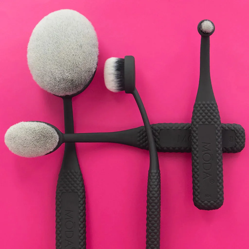 MODA Pro 4pc Face Perfecting Brush Kit