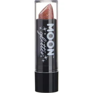 Moon Glitter Holographic Glitter Lipstick, Rose Gold
