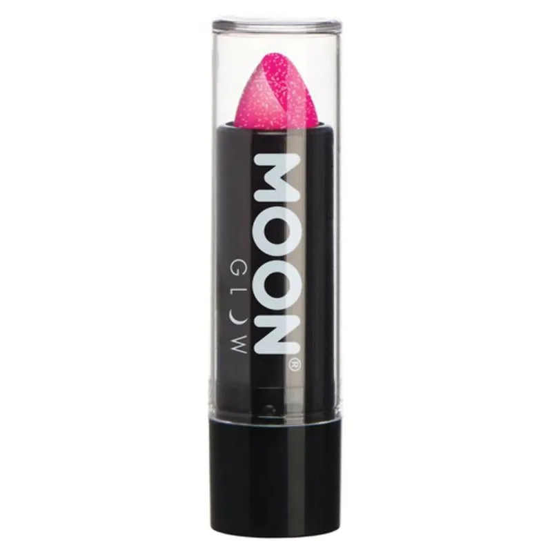 Moon Glow Neon Uv Glitter Lipstick, Magenta