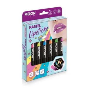 Moon Glow Pastel Neon Uv Lipstick, Assorted