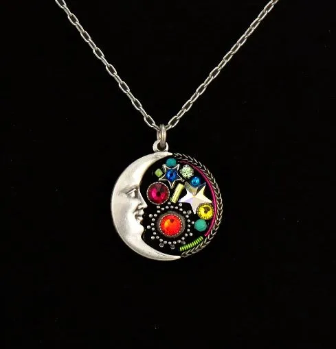 Moon Pendant Necklace