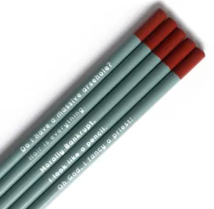 Morally Bankrupt Pencils - Flea Bag Pencil Set