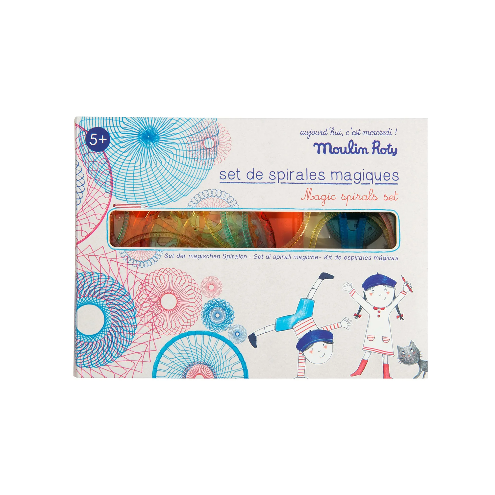 Moulin Roty Aujourd'hui C'est Mercredi Magic Spirals Set