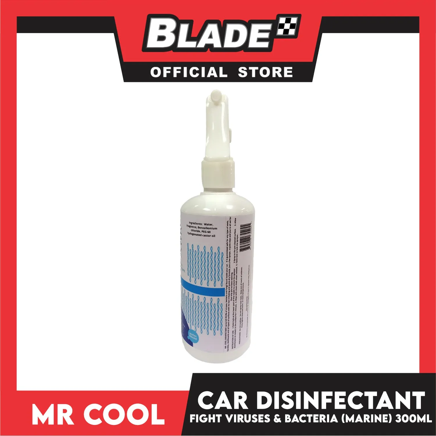 Mr. Cool Disinfectant for Cars 300ml (Marine)