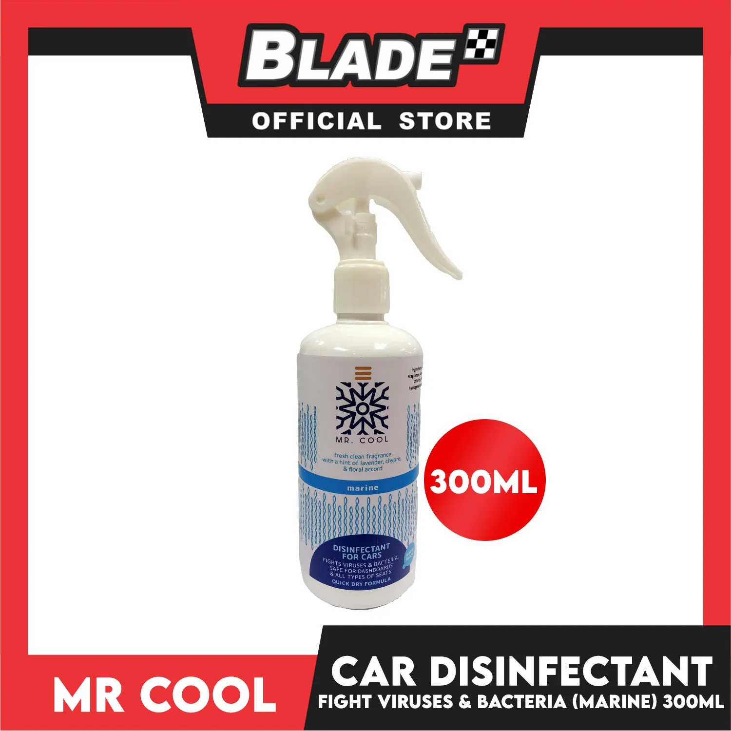Mr. Cool Disinfectant for Cars 300ml (Marine)