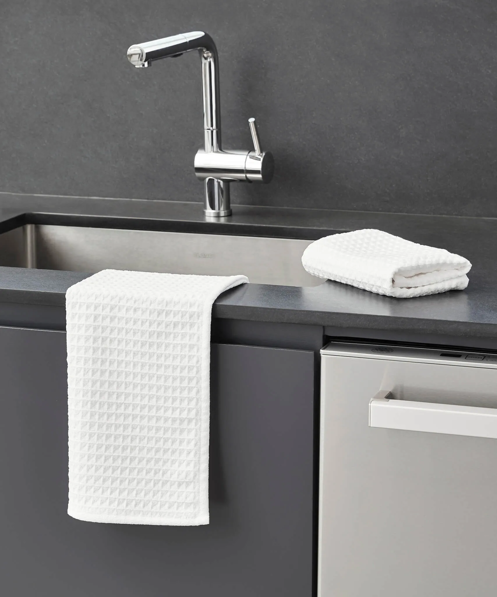 Multi Purpose Waffle Weave Kitchen Towel - Set of 3