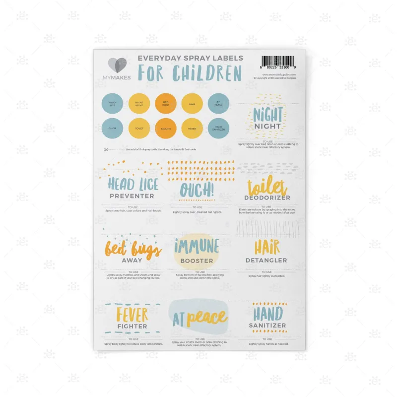 MyMakes : Everyday Sprays for Children (Make & Take Workshop Set)