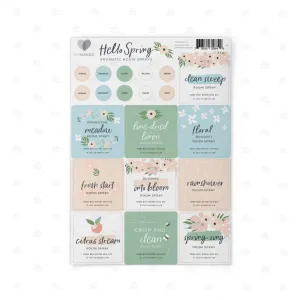 MyMakes : Hello Spring Aromatic Room Sprays - Label Sheet