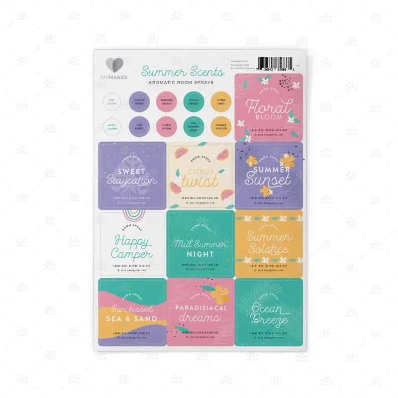 MyMakes : Summer Scents Aromatic Room Sprays (Make & Take Workshop Set)