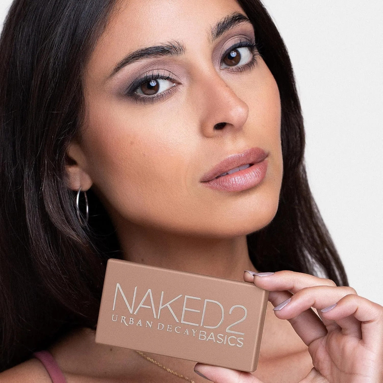 Naked 2 Basics Eyeshadow Palette, Velvety Matte Finish, 6 Nude Taupe & Brown Neutral Eye Shadows,Travel Mini Palette