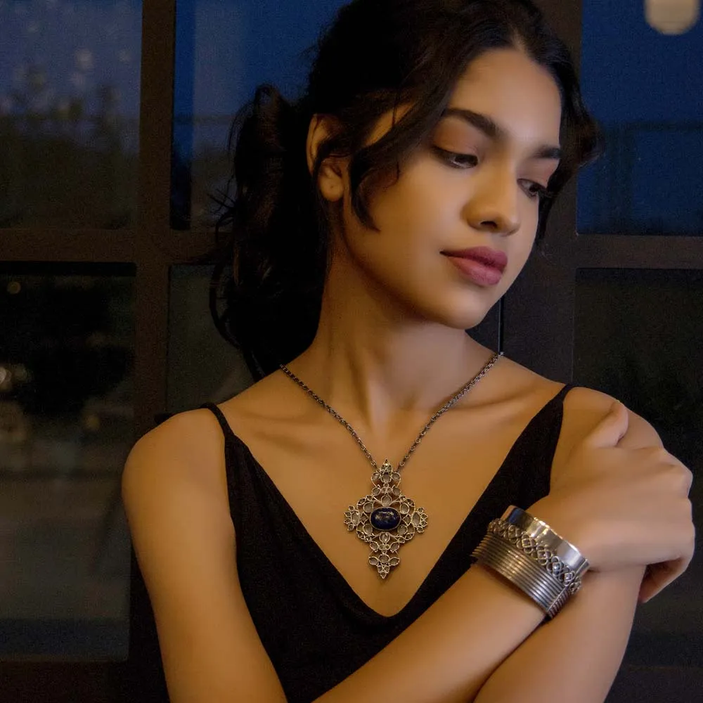 Nargis Necklace Lapis Lazuli